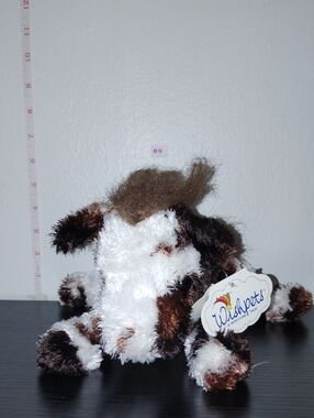 Plush Horse Toy Made By Wishpets in Brown & White
